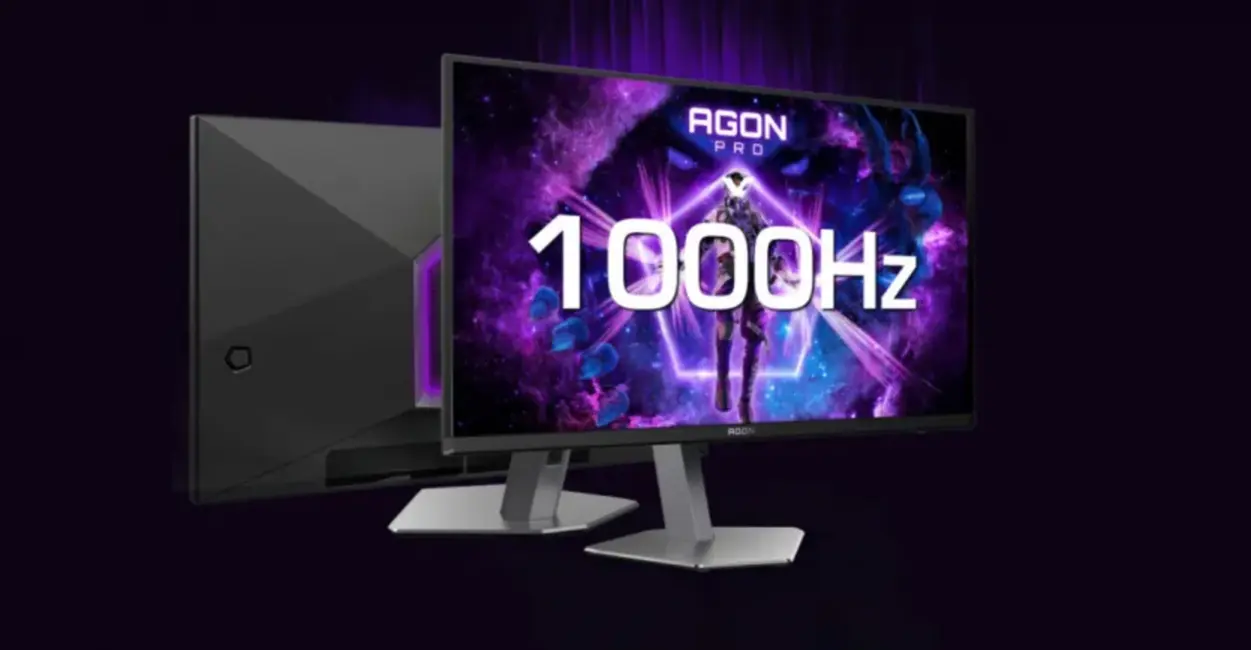 AOC AGON 2026: spēļu monitori ar 1000 Hz un 5K izšķirtspēju uz ceļa