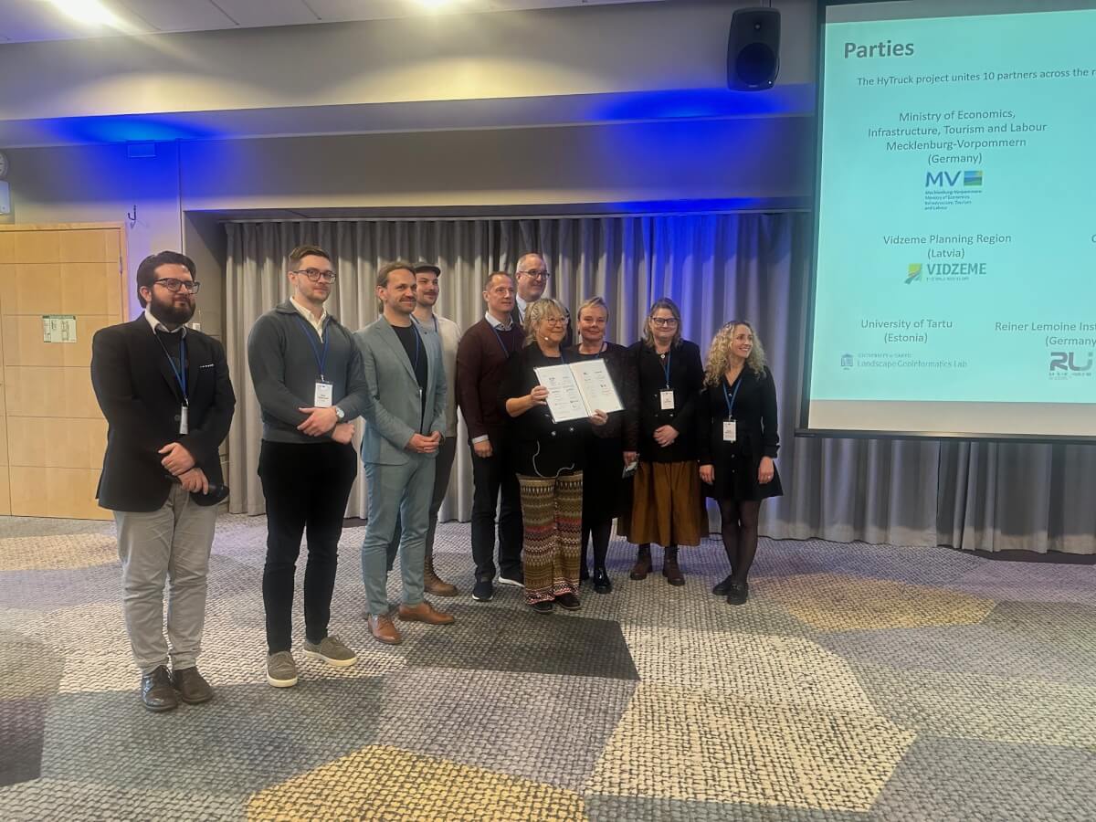 Vidzemes plānošanas reģions paraksta saprašanās memorandu par pārrobežu ūdeņraža uzpildes infrastruktūras attīstību Baltijas jūras reģionā