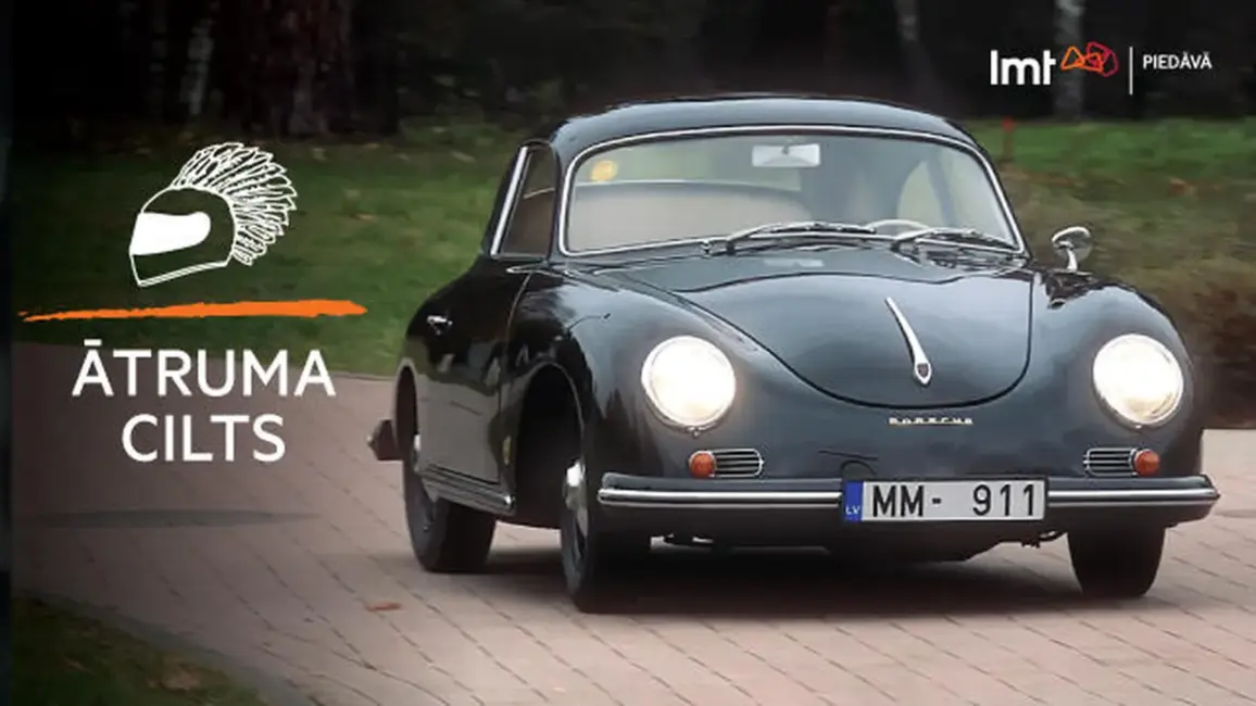 NOSKATIES: Mariss Mežgals iepazīstina ar restaurētu "Porsche 356 A" raidījumā "Ātruma cilts"