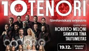 10 Tenori Latvijā – īpašs koncerts ar Tautumeitām, Samantu Tīnu un Roberto Meloni! — Santa