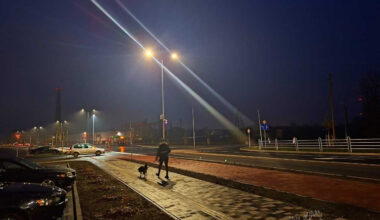 Atmodas ielā ieslēgts apgaismojums - Jelgava