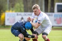 Latvijas regbija izlasei uzvara Eiropas čempionāta Konferences divīzijas mačā