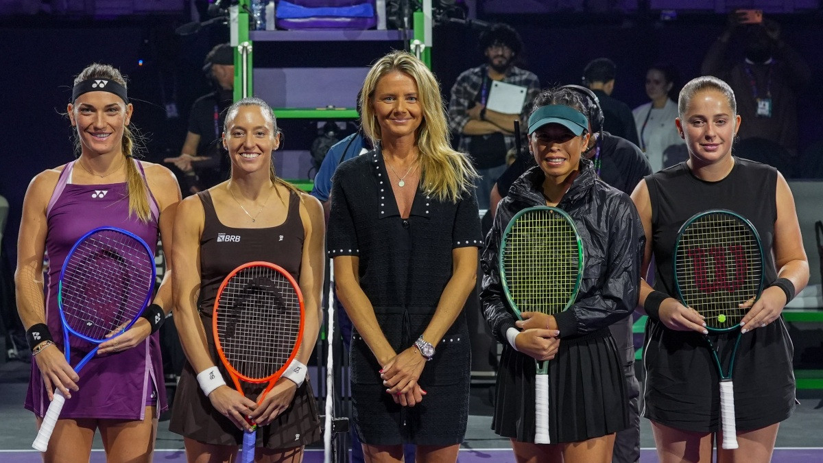 Ostapenko/Šei piekāpjas WTA sezonas noslēguma pusfinālā – Teniss – Sportacentrs.com