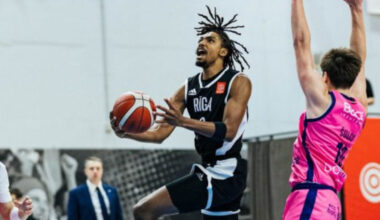 Video: "Vefieši" Porters un Aleksandrovs sarūpā "danku" šovu, bet uzvaru paņem "zeļļi" – Basketbols - Sportacentrs.com