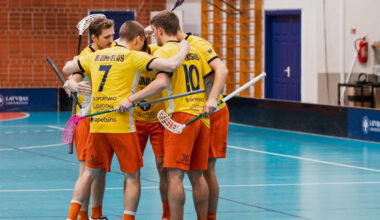 Līderi ar Dišereitu galvenā trenera amatā uzvar Lielvārdē – Florbols – Sportacentrs.com