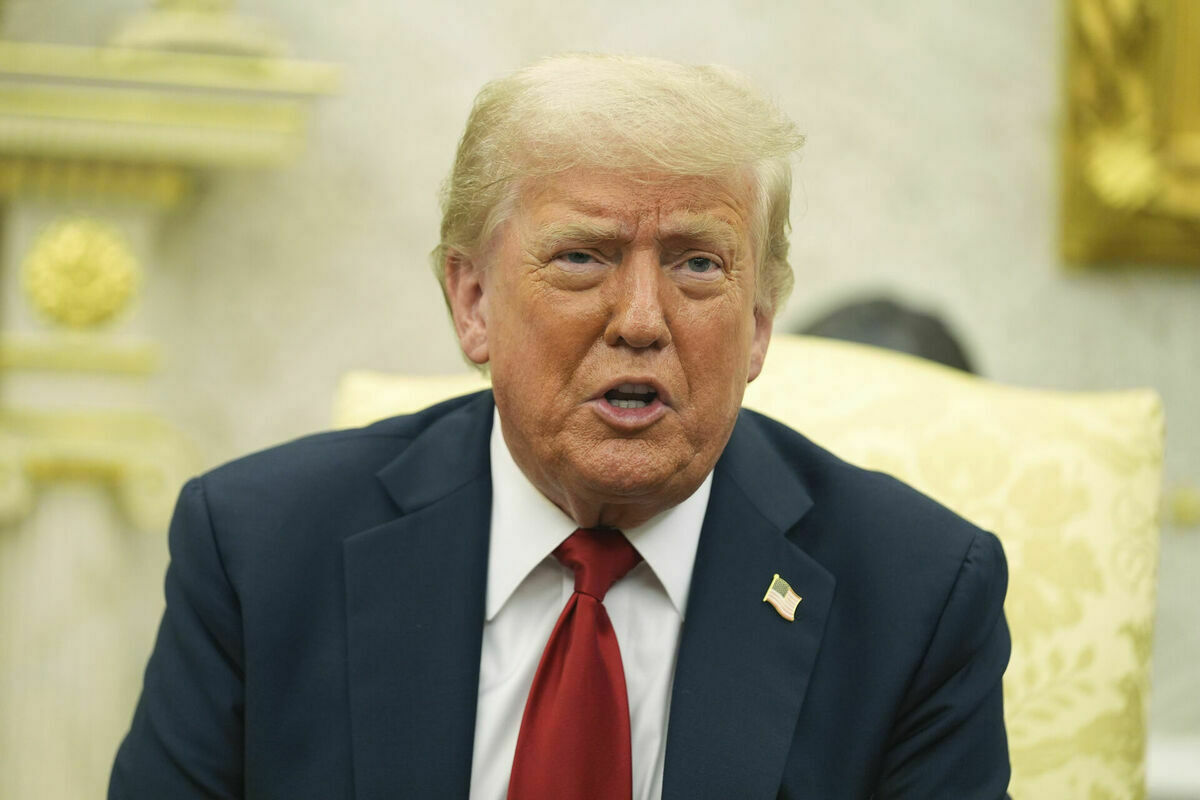 Donalds Tramps. Foto: AP Photo/Evan Vucci/Scanpix Donalds Tramps. Foto: AP Photo/Evan Vucci/Scanpix