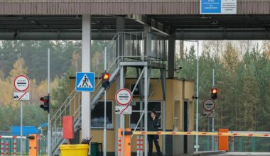 Lietuvas-Baltkrievijas robeža. Foto: Petras Malukas / AFP