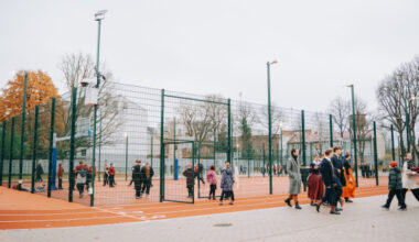Rīgas Franču licejā pieejams moderns sporta komplekss gan skolēniem, gan apkaimes iedzīvotājiem