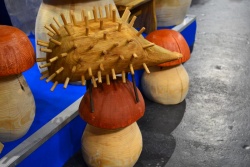 Kokgriešanas meistara Vilcāna darbnīca