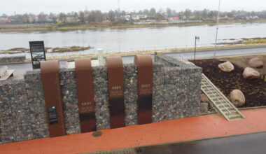 Jēkabpilī atklāj pārbūvēto Daugavas aizsargdambi / Jēkabpils Laiks: Jēkabpils ziņas