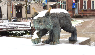 Jēkabpilī uzsnidzis pirmais sniegs / Jēkabpils Laiks: Jēkabpils ziņas