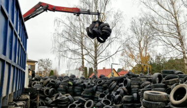 Jēkabpilī pārstrādei nodotas 57,24 tonnas riepu / Jēkabpils Laiks: Jēkabpils ziņas