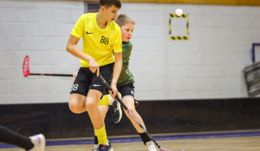 Latvijas Florbola savienība » LV » 2025/2026 » Jaunumi » "DKSS/Grobiņas SC" atspēlējas un pieveic kuldīdzniekus