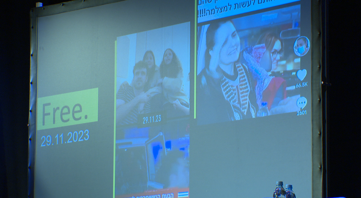 Teroristu uzbrukumu pārdzīvojušo cilvēku prezentācija Latvijas Ebreju kopienas namā, pieminot 2 gadu...