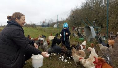 Mārīte Slišāne ar dēlu