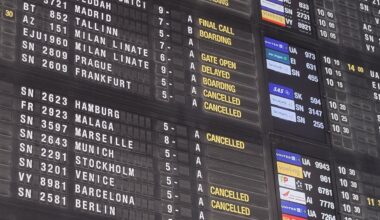 Informācija par lidojumiem Briseles galvenajā lidostā