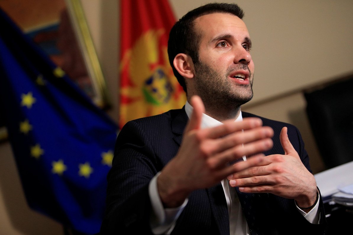 Ilustratīvs attēls: Melnkalnes premjerministrs Milojko Spajičs