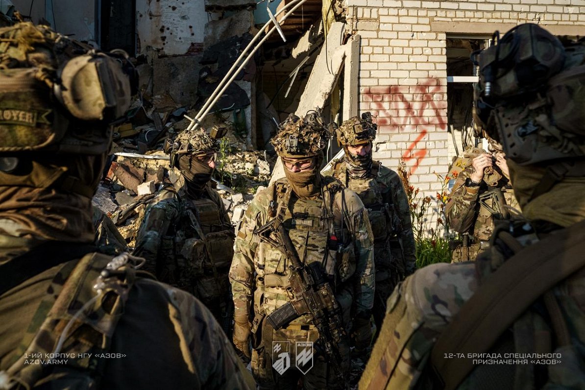 Ukrainas Nacionālās gvardes 1. korpusa "AZOV" mācības