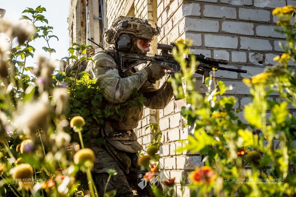 Ukrainas Nacionālās gvardes 1.korpusa "AZOV" mācības