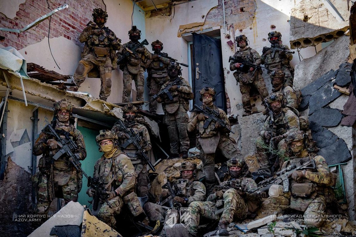 Ukrainas Nacionālās gvardes 1.korpusa "AZOV" mācības