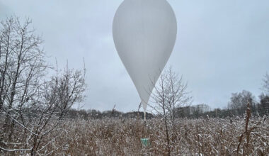 Kontrabandas preču balons no Baltkrievijas. Attēls ilustratīvs.