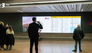 Briseles lidostā saistībā ar iespējamu dronu parādīšanos apturēti lidojumi - tv3.lv