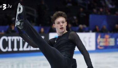 Daiļslidotājs Kulišs izcīna trešo vietu “Volvo Open” sacensībās