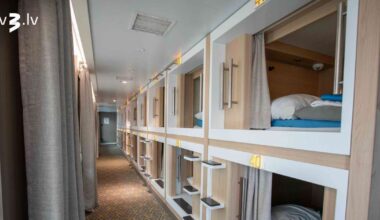 Baltijas jūrā pirmā kapsulu viesnīca – moderns risinājums “Optima Seaways” prāmī