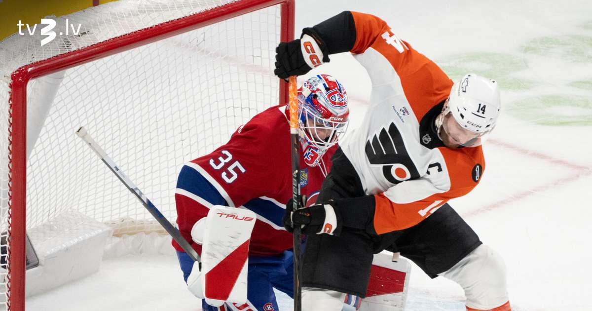 “Flyers” bez Ābola izlaiž trīs vārtu pārsvaru, bet uzvar, Balinska “Panthers” zaudējums Anaheimā