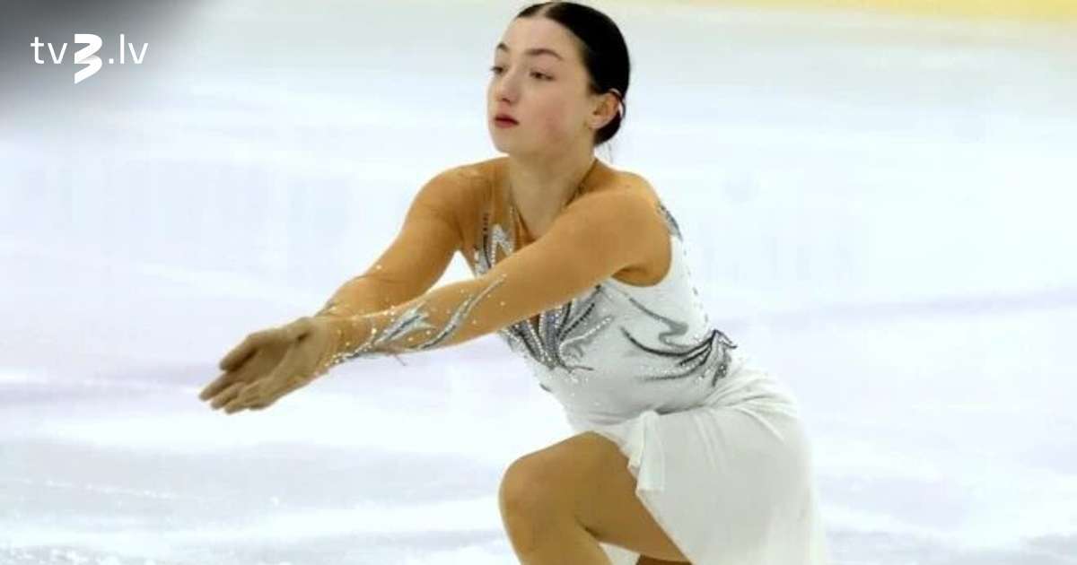 Talantīgā daiļslidotāja izcīna uzvaru “Volvo Open” junioru sacensībās