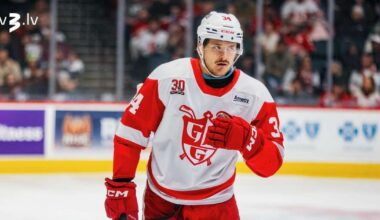 Tralmaks ar spēcīgu šķīlienu vairākumā iemet savu desmito golu AHL sezonā