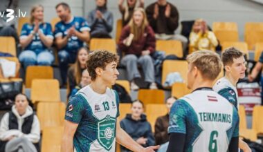 “Robežsardze”/RSU volejbolisti Baltijas līgas spēlē piekāpjas “Parnu” - tv3.lv