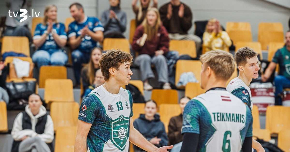 “Robežsardze”/RSU volejbolisti Baltijas līgas spēlē piekāpjas “Parnu” - tv3.lv
