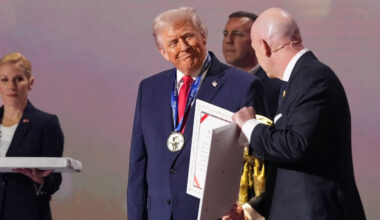 Tramps iegūst jauno FIFA miera balvu – Futbols – Sportacentrs.com