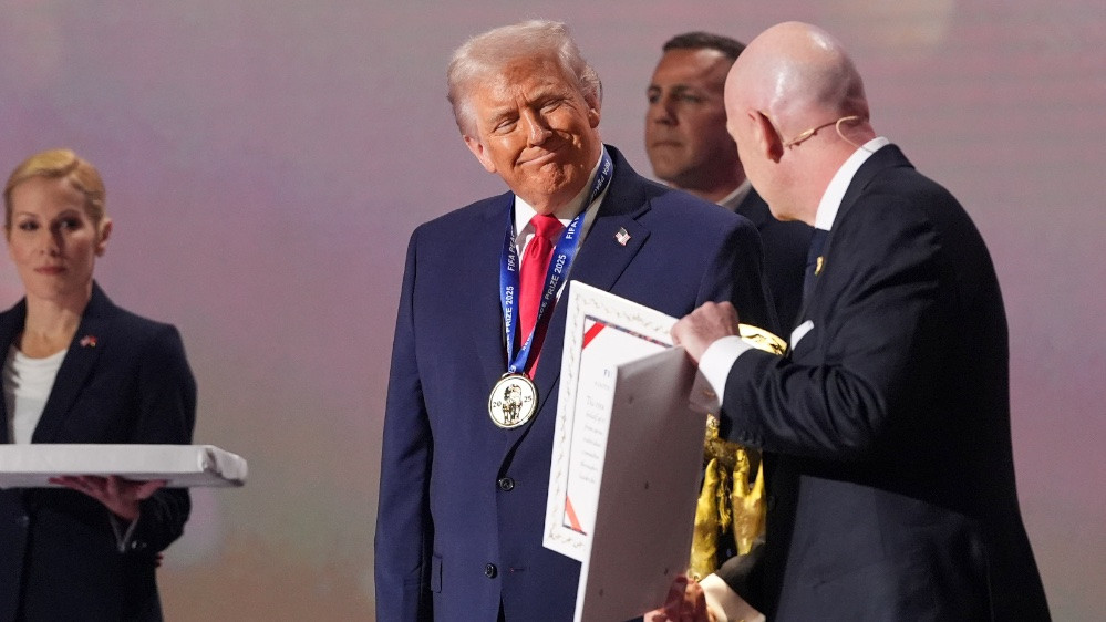 Tramps iegūst jauno FIFA miera balvu – Futbols – Sportacentrs.com