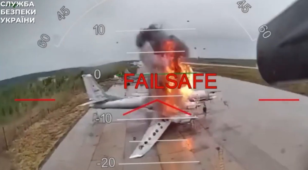 24 minūtes degošas Krievijas tehnikas un naftas objektu