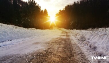 Šorīt vietām Latgalē un Vidzemē autoceļi apledo - TVNET