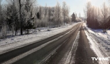 Šorīt vietām apledo autoceļi Latgalē un Zemgalē - Apollo.lv