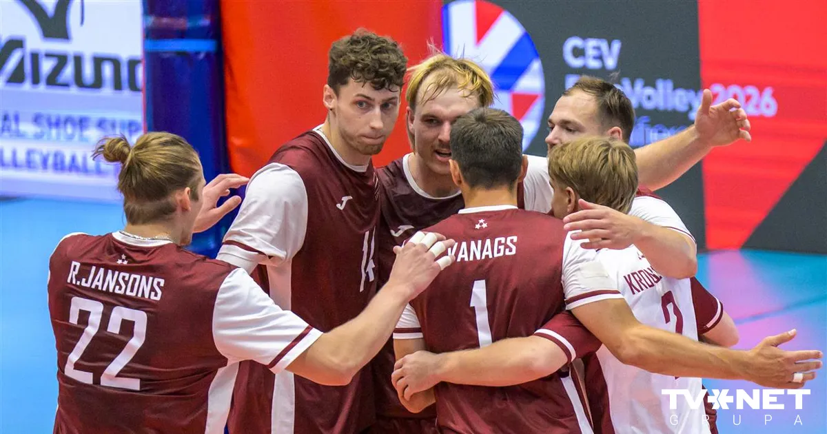 Latvijas volejbola izlases nākamgad spēlēs jauna formāta Eiropas līgā