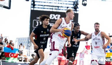 Abas Latvijas 3x3 basketbola izlases garantējušas vietu nākamā gada Pasaules kausa finālturnīrā