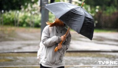Sestdien gaidāms mākoņains laiks un stiprs vējš