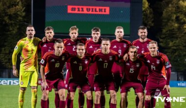 Latvijas futbola izlase FIFA rangā nemaina pozīciju