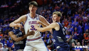 Pasaulē garākais pusaudzis basketbolā uzstāda jaunu rekordu. Par cik centimetriem apsteidz NBA spēlētāju Porziņģi?