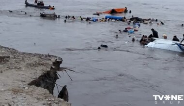 Peru zemes nogruvums nogremdē kuģus, gājuši bojā 12 un pazuduši desmitiem cilvēku