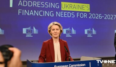 Leiena prezentē plānu Ukrainas finansēšanai 90 miljardu eiro apmērā