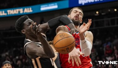 "Hawks" bez Porziņģa piekāpjas "Clippers" komandai