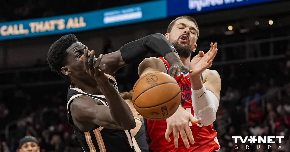 "Hawks" bez Porziņģa piekāpjas "Clippers" komandai