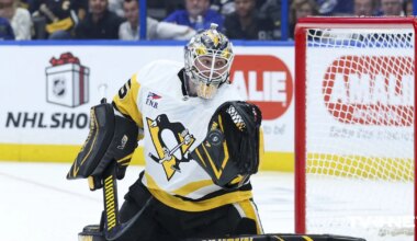 Šilova konkurents uzspīd vārtos, "Penguins" pieveic Girgensonu un "Lightning"