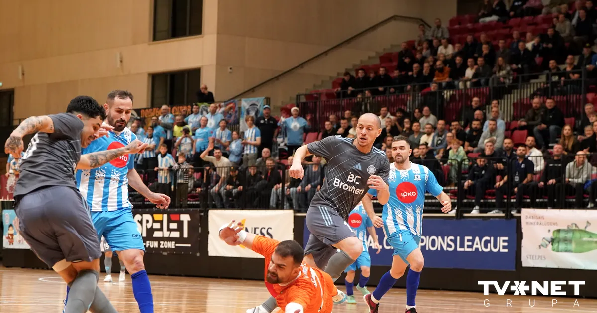 "Riga" telpu futbolisti nodrošina vietu UEFA Čempionu līgas ceturtfdaļfinālā