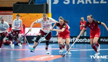 Latvijas florbolistes PČ pirmajā mačā piedzīvo neveiksmi